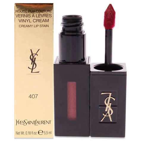 ysl lip tint 407|ysl glossy lipstick.